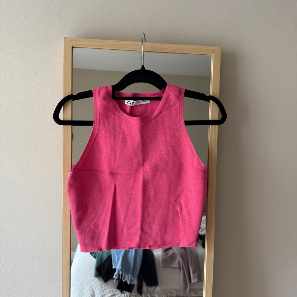 Zara Pink Crop Top